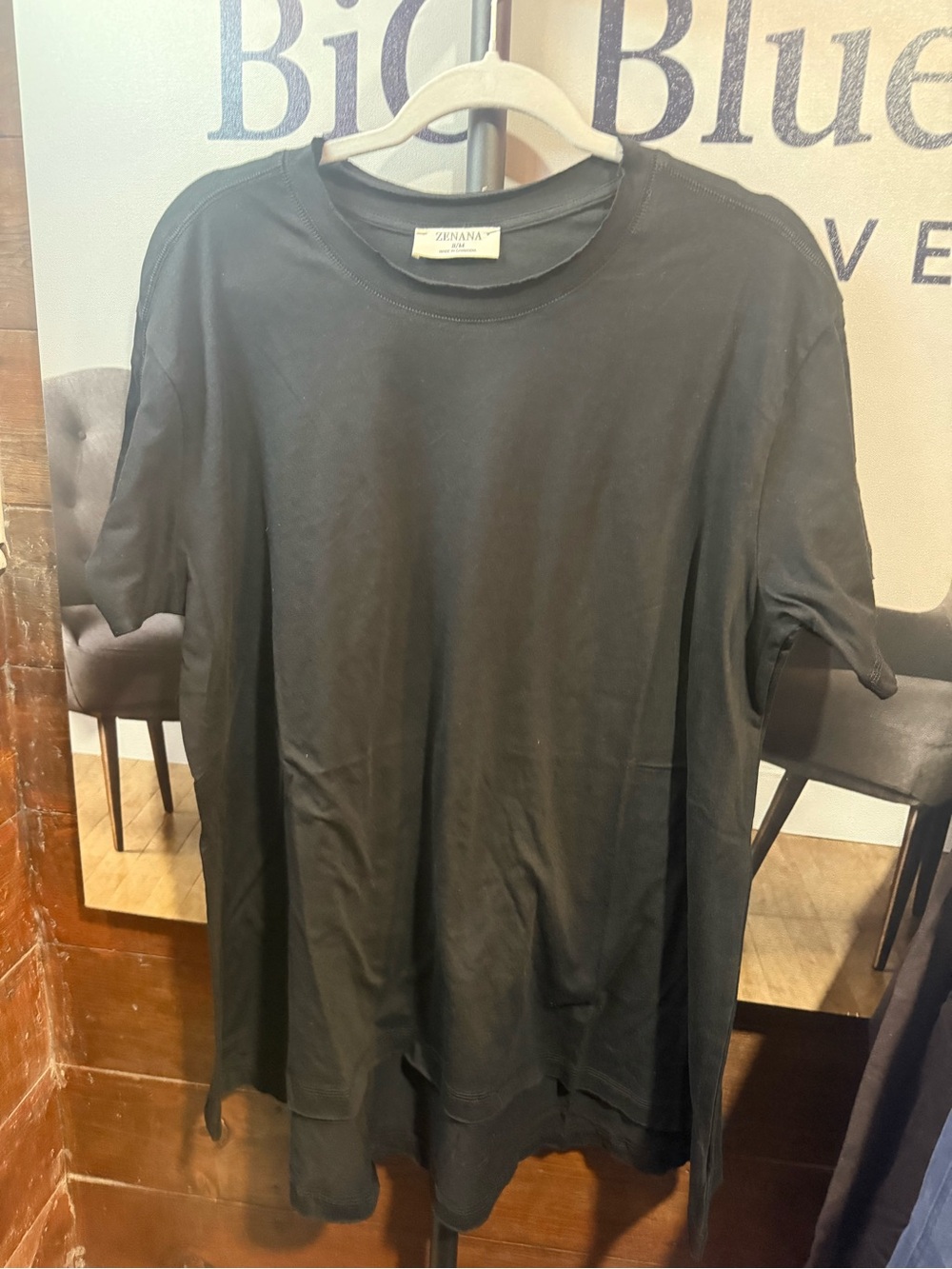 Zenana Outfitters Black Short Sleeve Tee